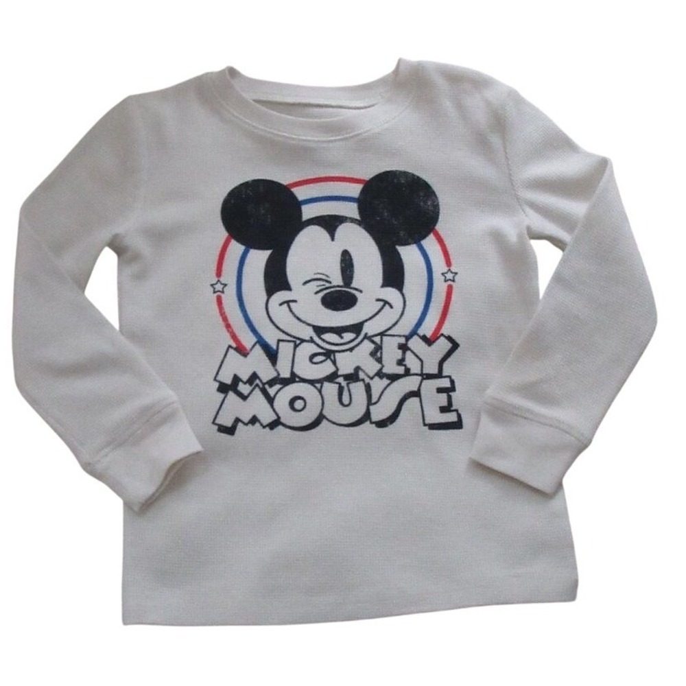Disney x Jumping Beans Mickey Mouse Long Sleeve Thermal Tee – Toddler Boys 4T